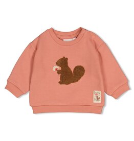 Feetje Sweater oversized - Forest Garden Roze
