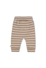 Feetje Broek rib met streep - Tiny Timber Tales Grijs melange