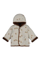 Feetje Omkeerbaar teddy jasje met capuchon - Tiny Timber Tales Bruin