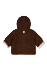 Feetje Omkeerbaar teddy jasje met capuchon - Tiny Timber Tales Bruin