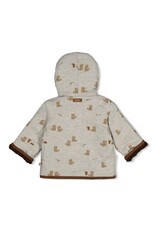 Feetje Omkeerbaar teddy jasje met capuchon - Tiny Timber Tales Bruin