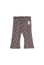 Feetje Flare broek rib AOP - Afternoon Tea Groen