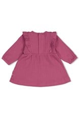 Feetje Jurk rib - Afternoon Tea Berry
