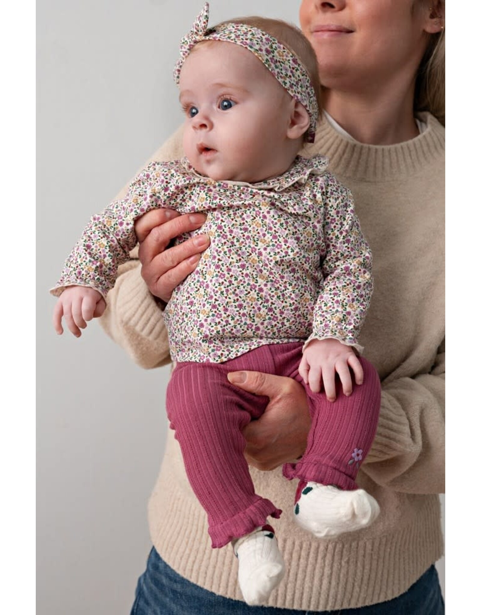 Feetje Legging rib - Afternoon Tea Berry