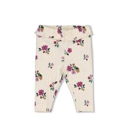 Feetje Legging rib AOP - Afternoon Tea Creme