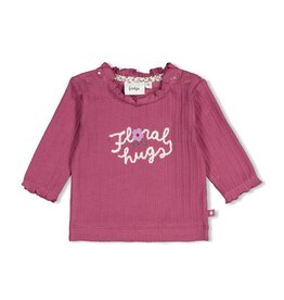 Feetje Longsleeve rib - Afternoon Tea Berry