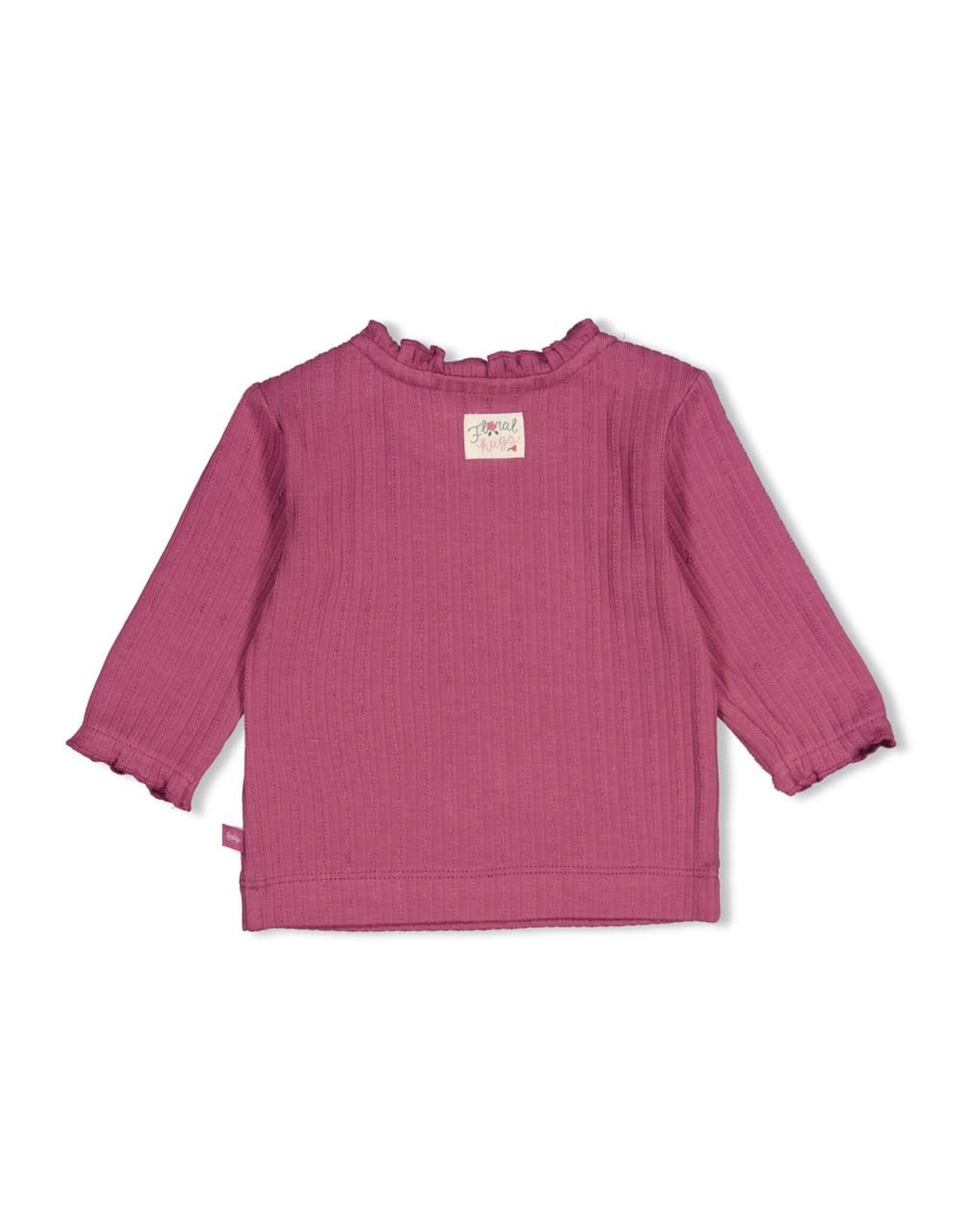 Feetje Longsleeve rib - Afternoon Tea Berry