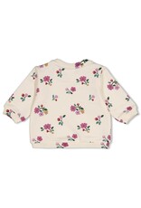 Feetje Sweater AOP - Afternoon Tea Creme
