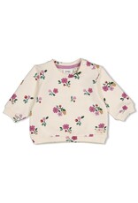Feetje Sweater AOP - Afternoon Tea Creme