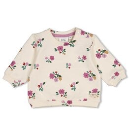 Feetje Sweater AOP - Afternoon Tea Creme