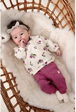 Feetje Sweater AOP - Afternoon Tea Creme