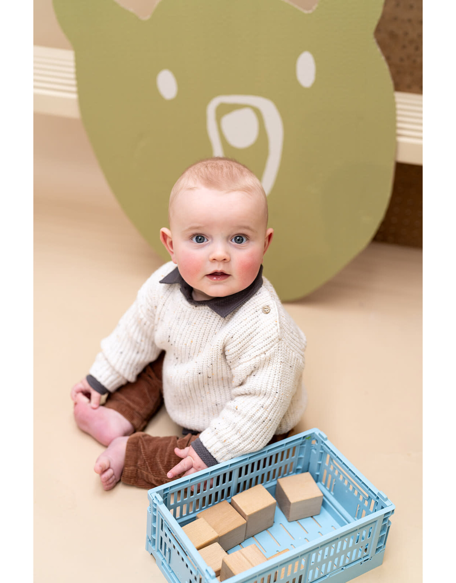 BABYFACE baby boys pants - wider fit Chocolate
