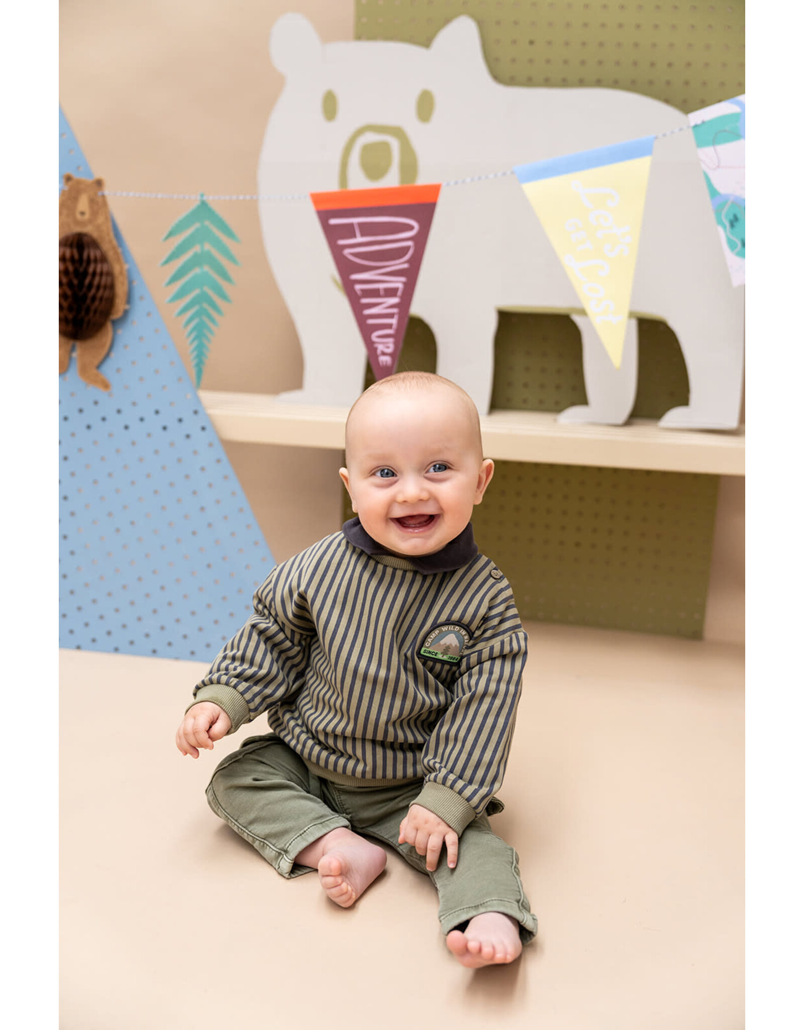BABYFACE baby boys pants worker Army