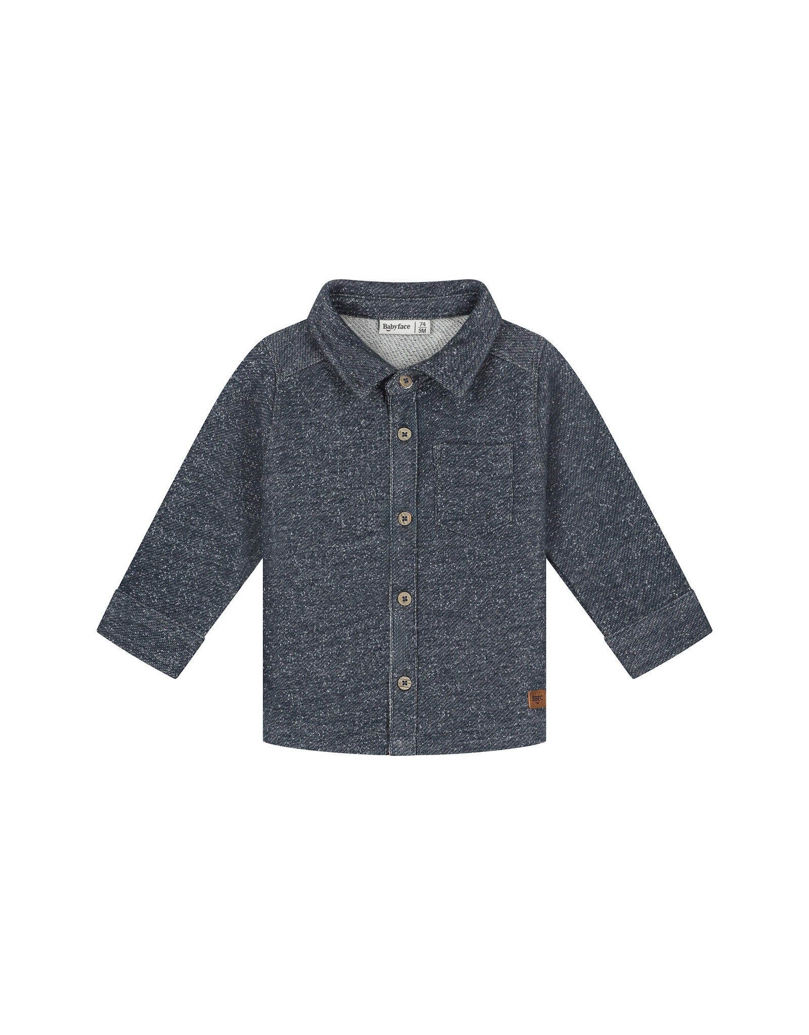 BABYFACE baby boys shirt long sleeve Navy W26