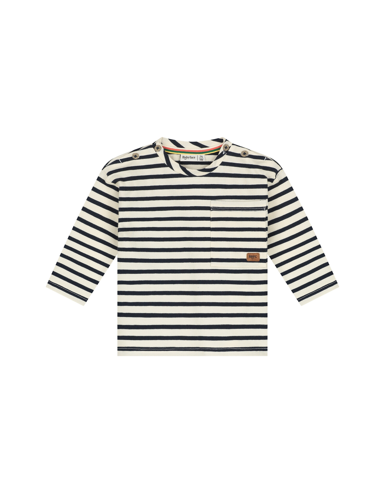 BABYFACE baby boys t-shirt long sleeve - Navy W26