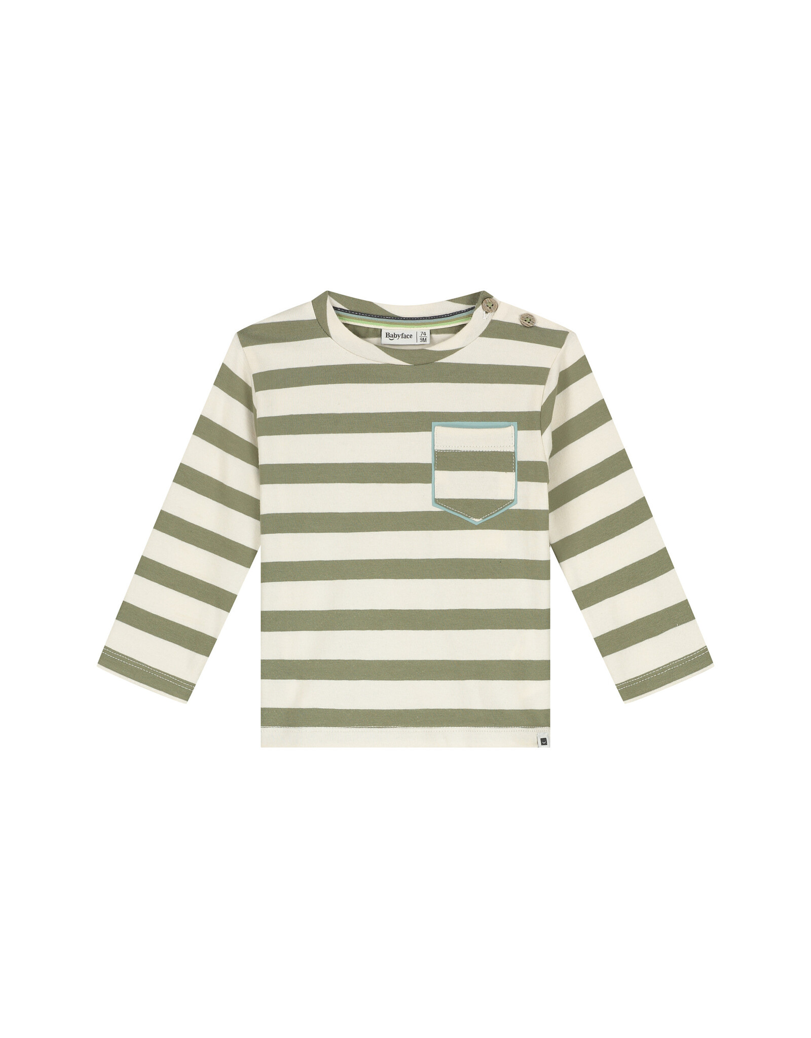 BABYFACE baby boys t-shirt long sleeve Army