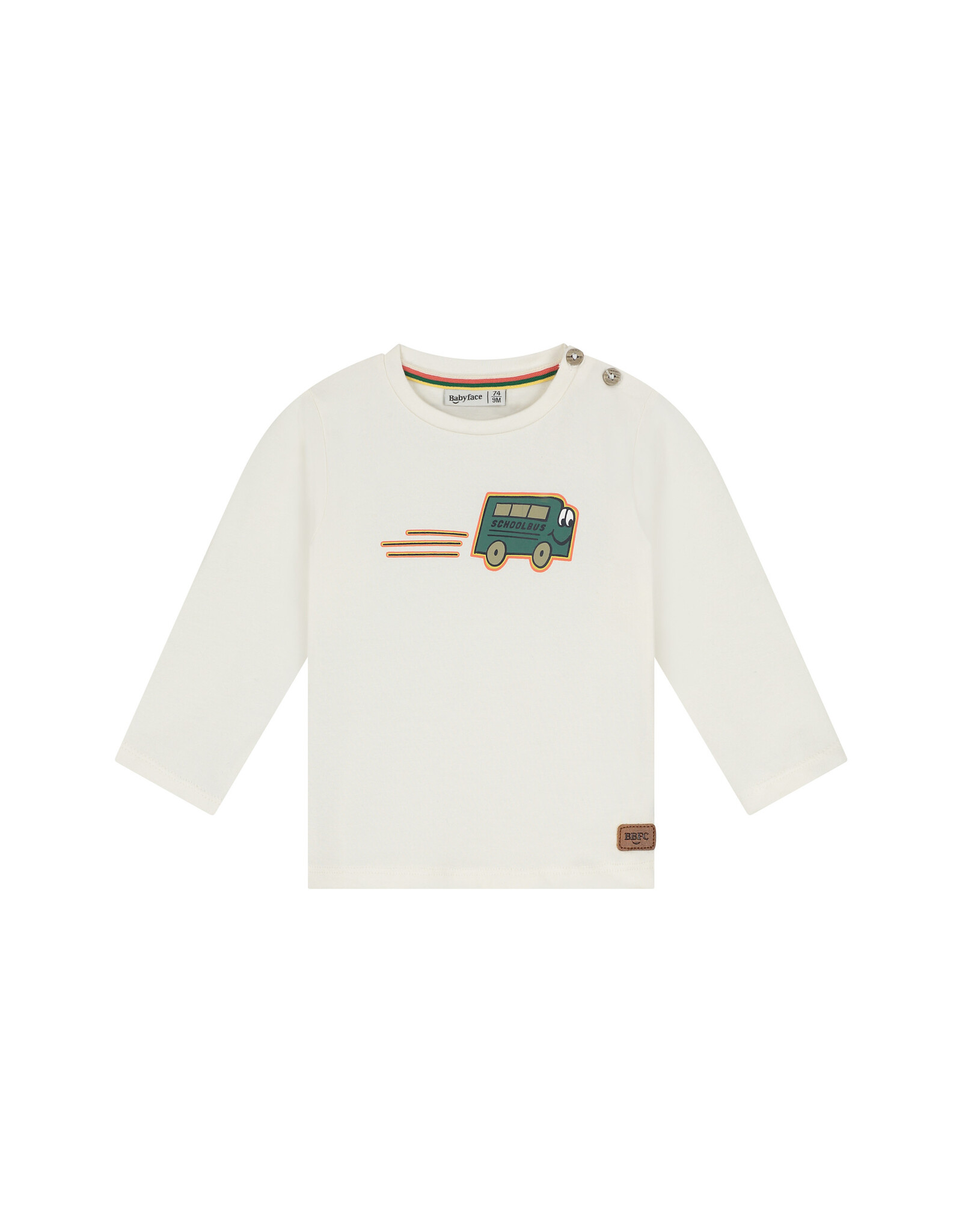 BABYFACE baby boys t-shirt long sleeve Bone