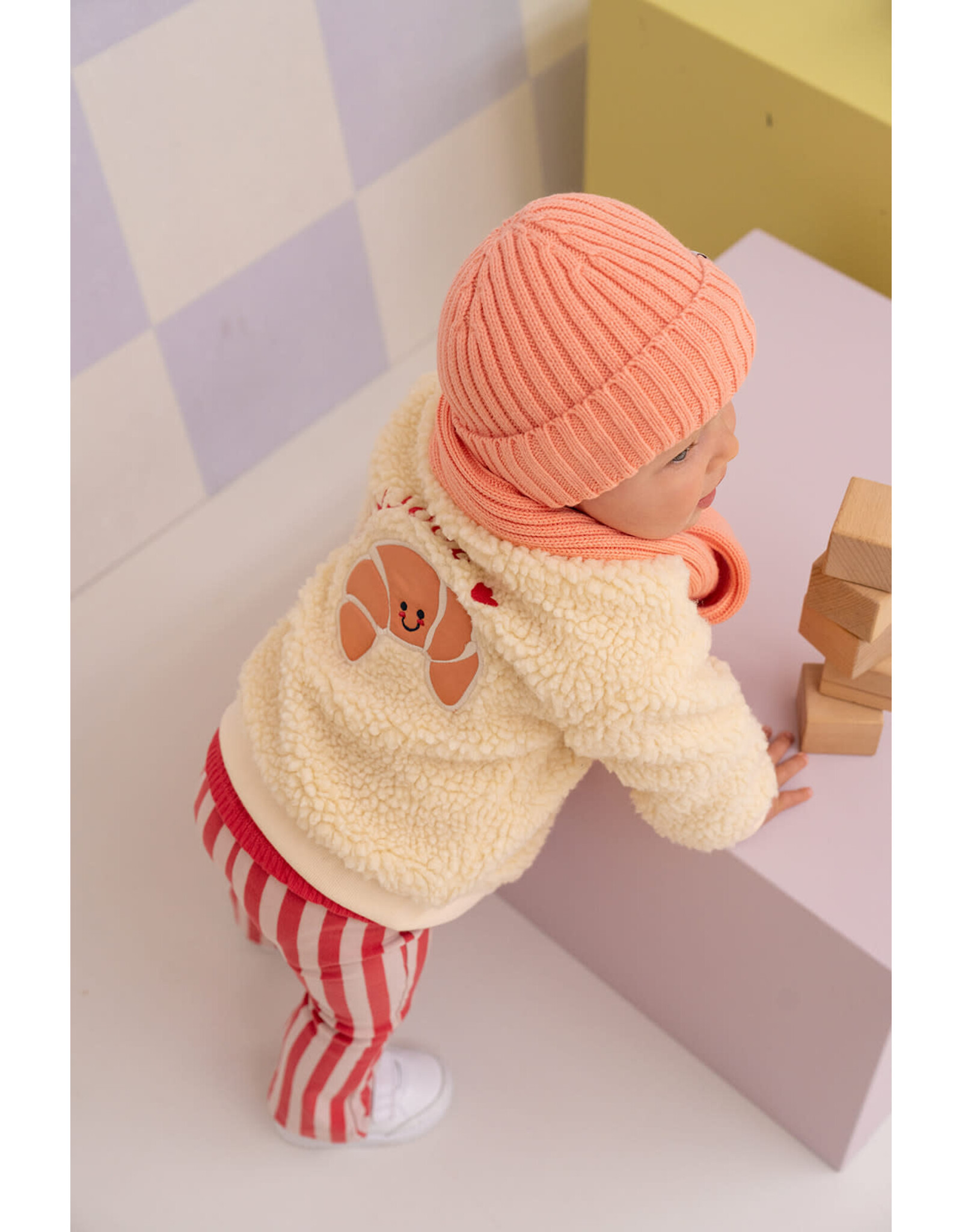 BABYFACE baby girls cardigans teddy Cream