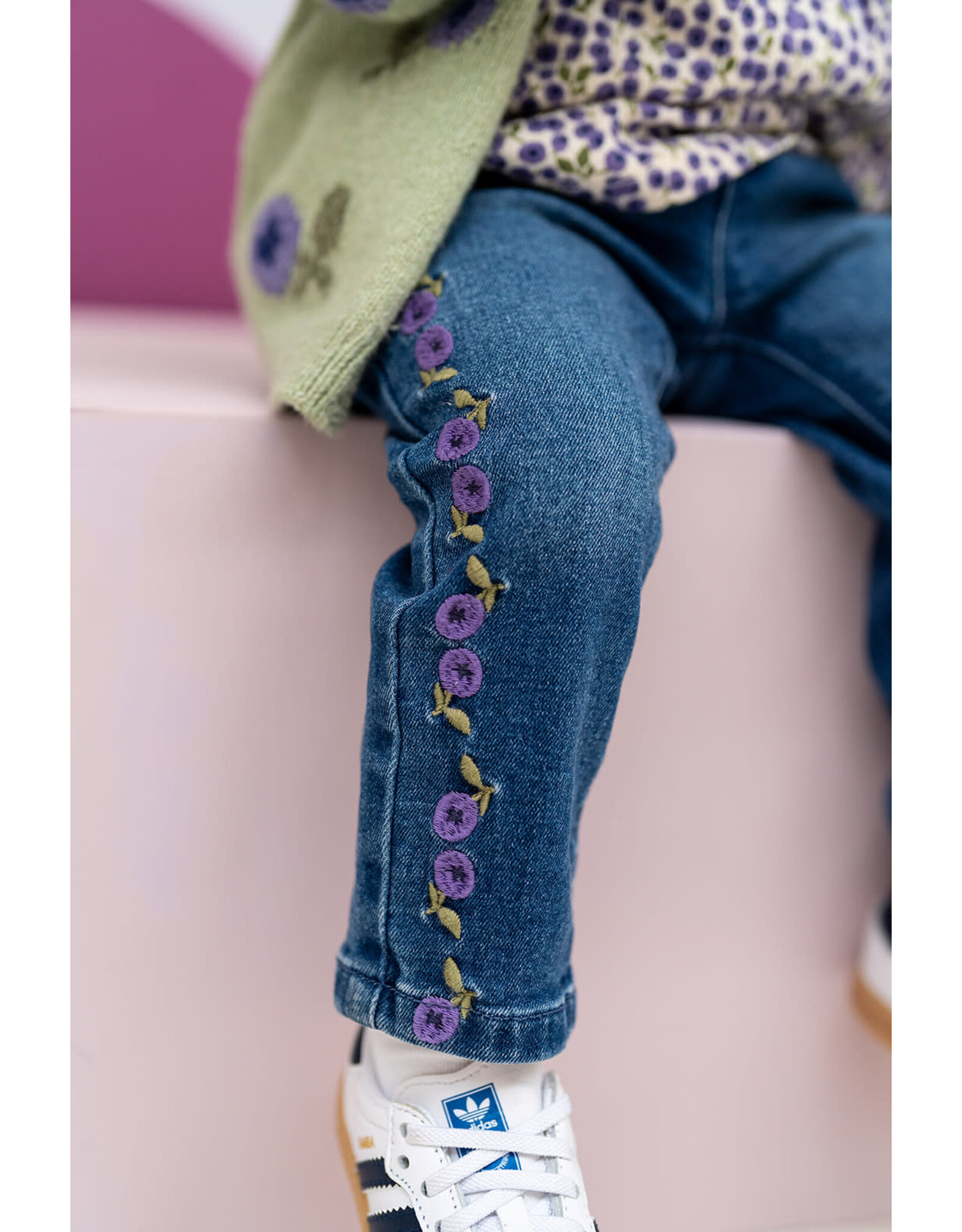 BABYFACE baby girls denim pants Medium blue denim W26
