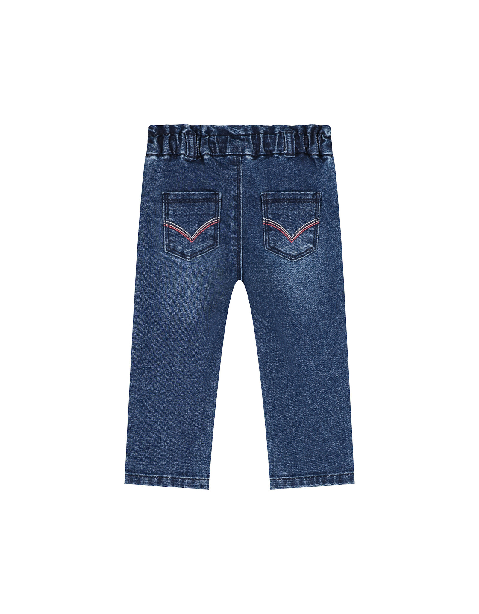 BABYFACE baby girls denim pants paperbag Dark blue denim