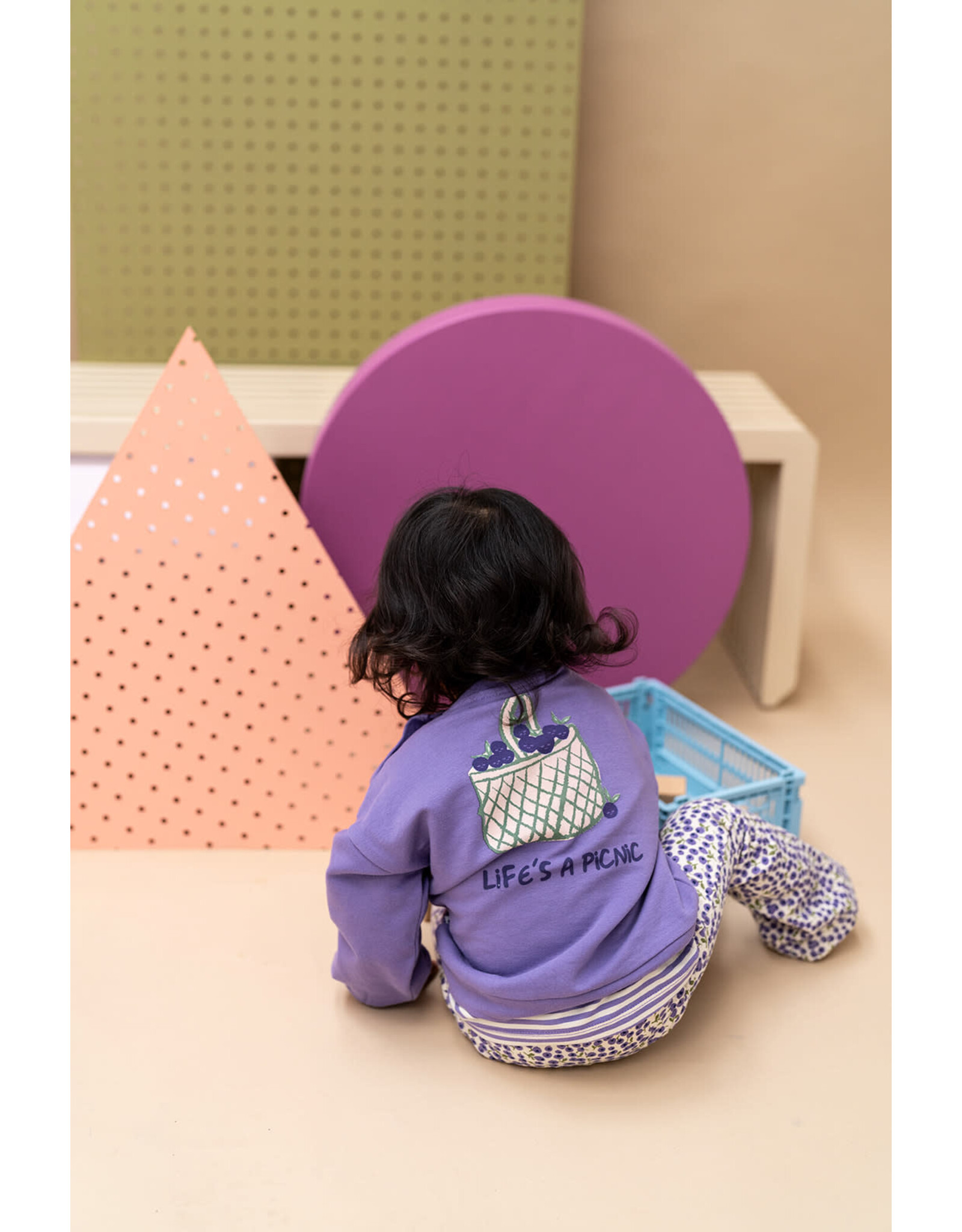 BABYFACE baby girls sweatshirt Faded Plum