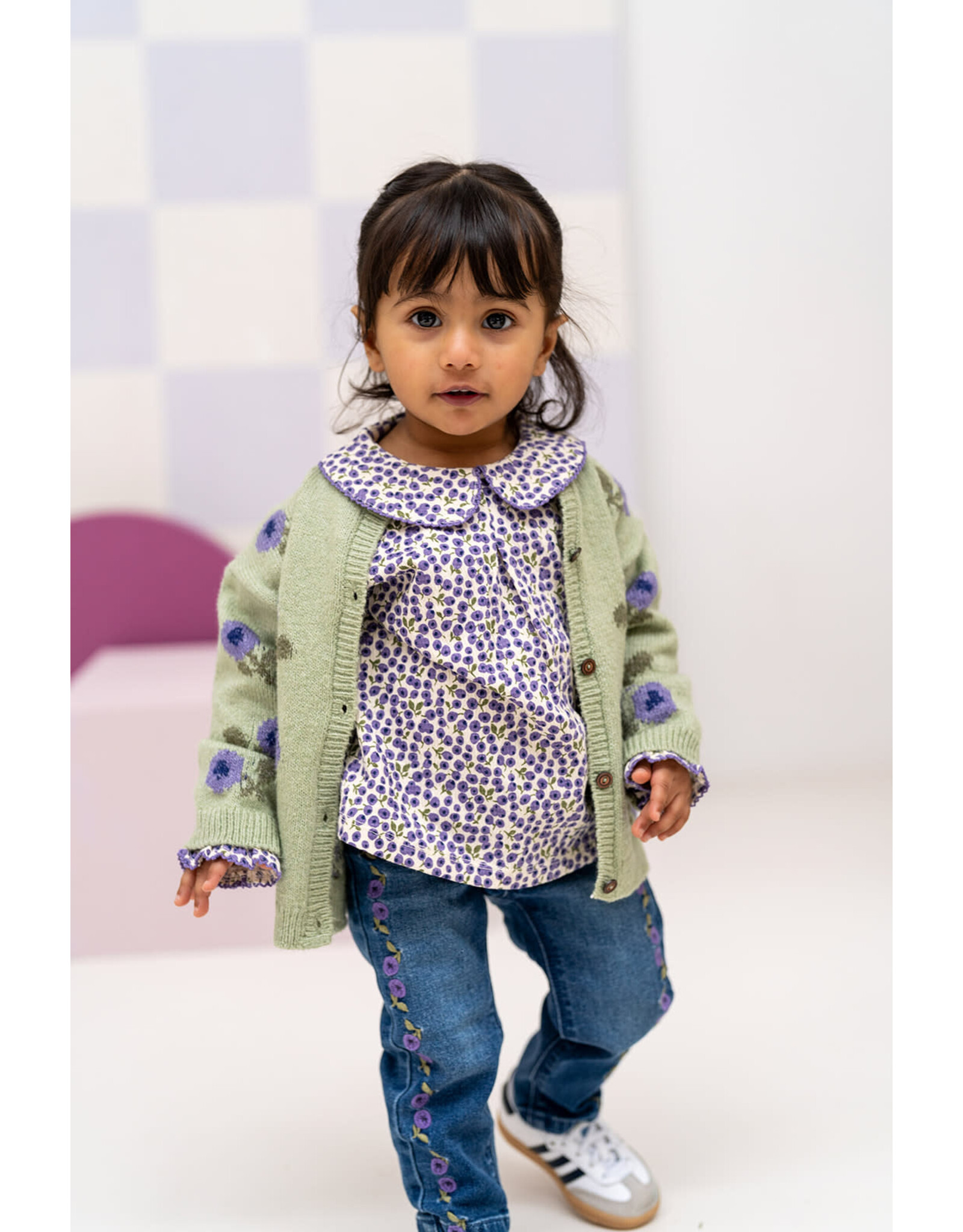 BABYFACE baby girls t-shirt long sleeve Cream W26