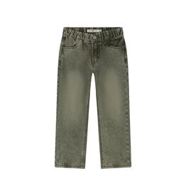 Stains & Stories boys pants wide fit Army