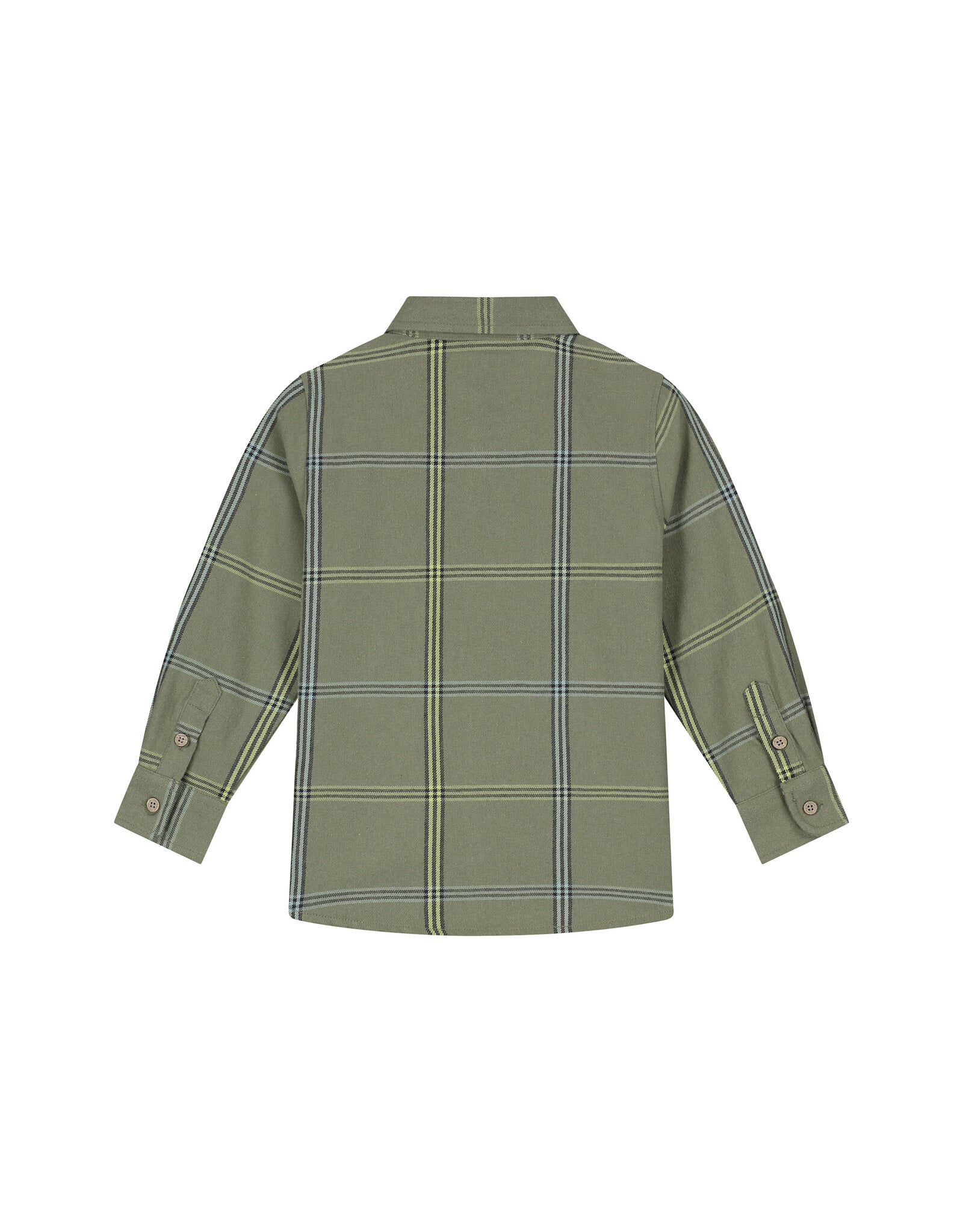 Stains & Stories boys shirt long sleeve Army