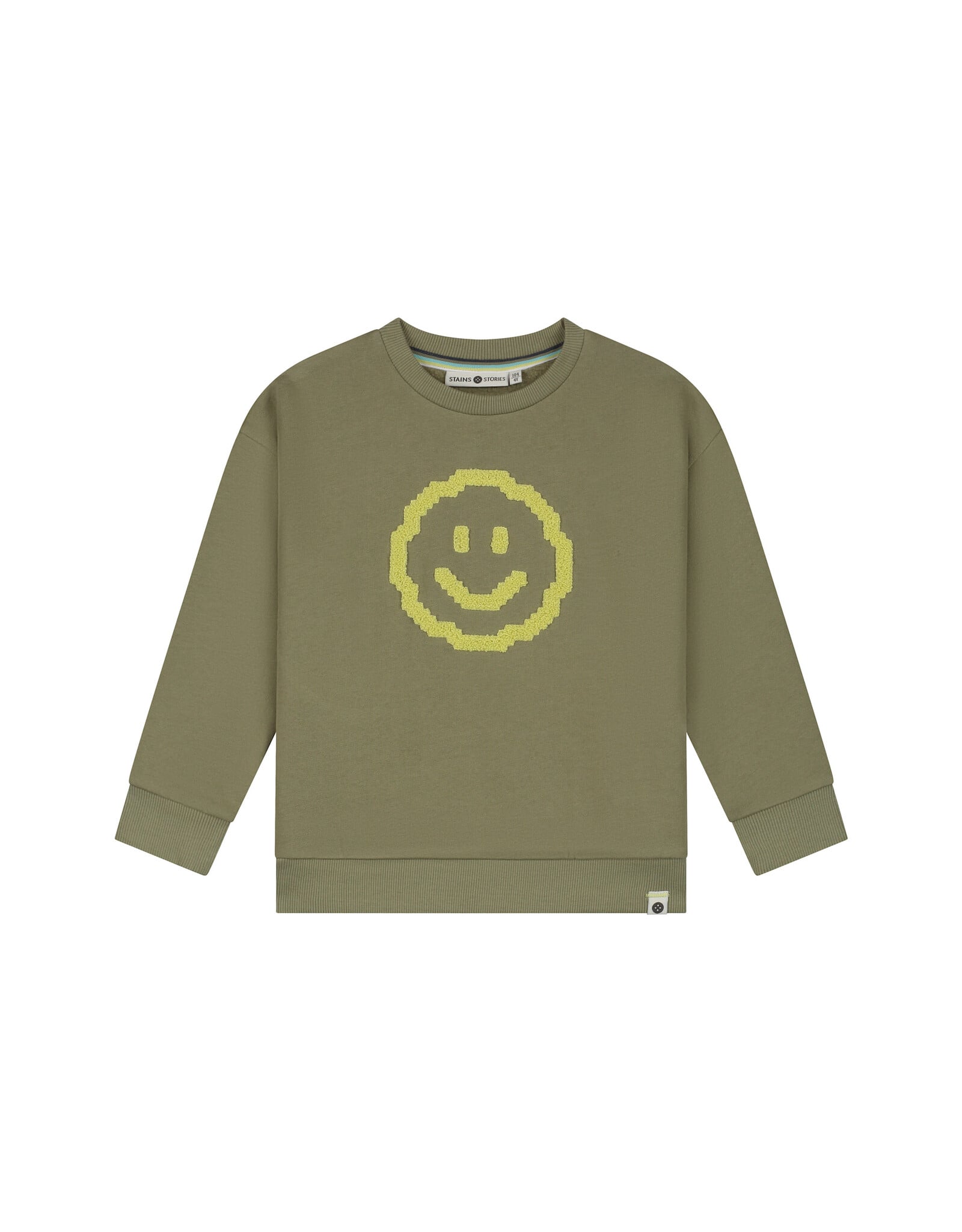 Stains & Stories boys sweatshirt Army