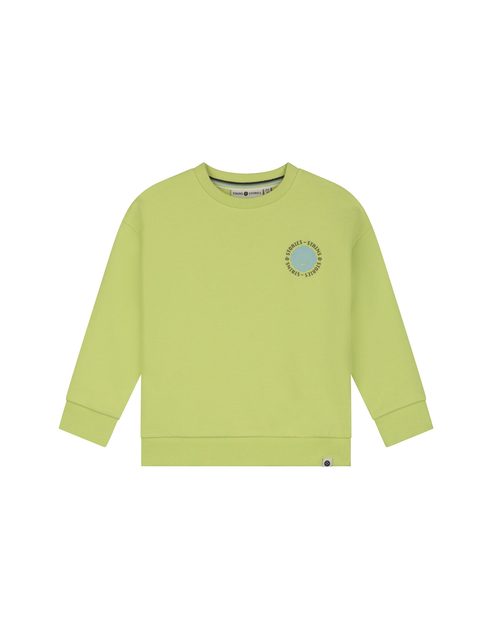 Stains & Stories boys sweatshirt Lime