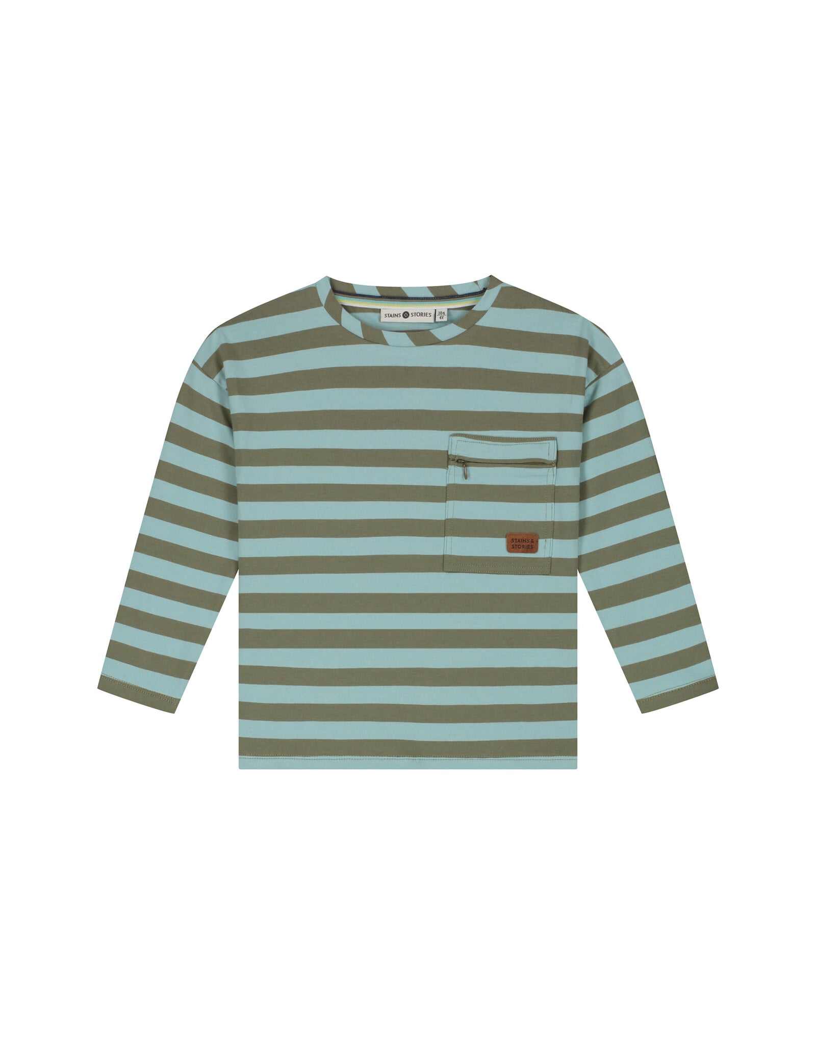 Stains & Stories boys t-shirt long sleeve Water