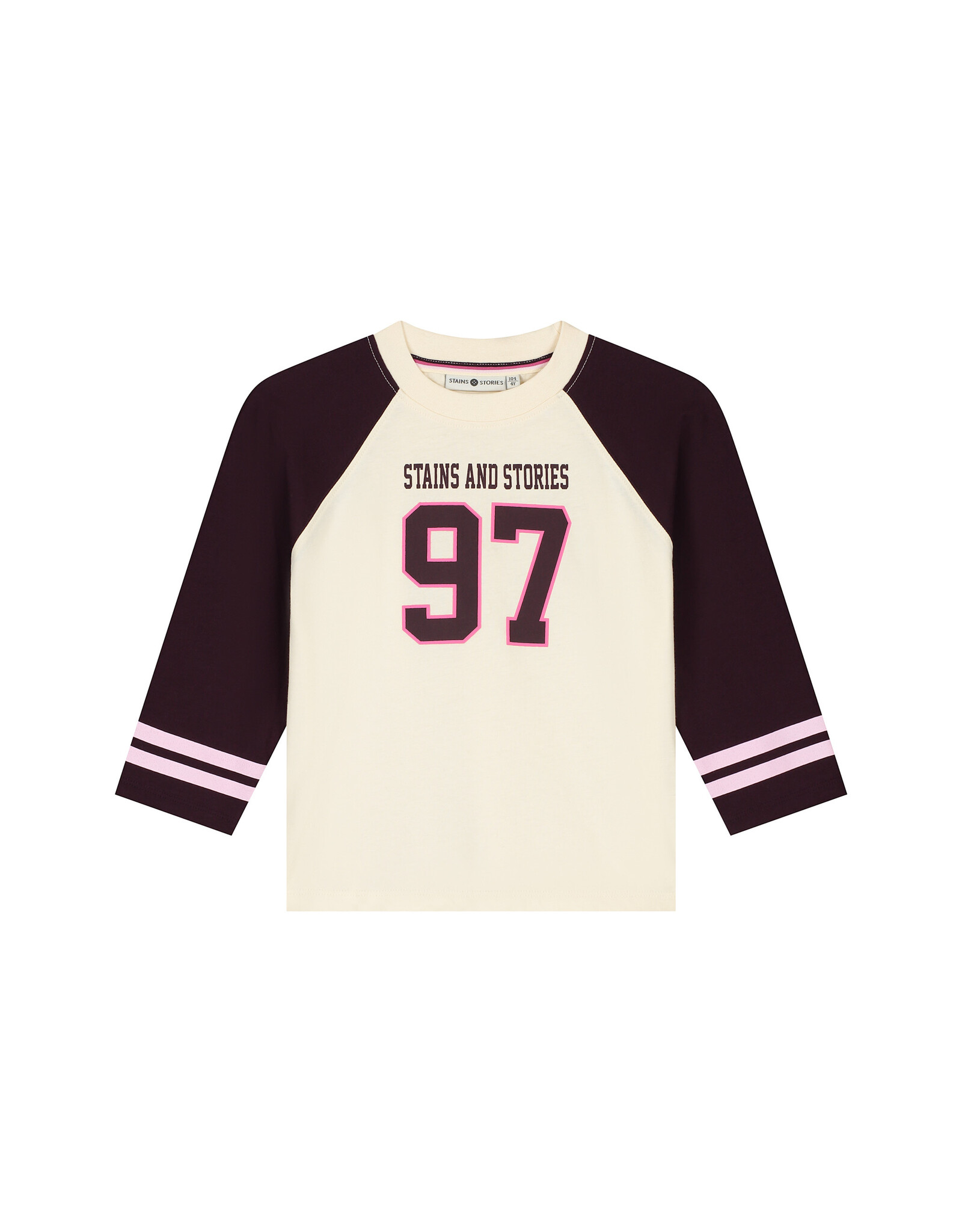Stains & Stories girls t-shirt long sleeve Wine Red