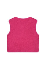 Stains & Stories girls teddy gilet Magenta