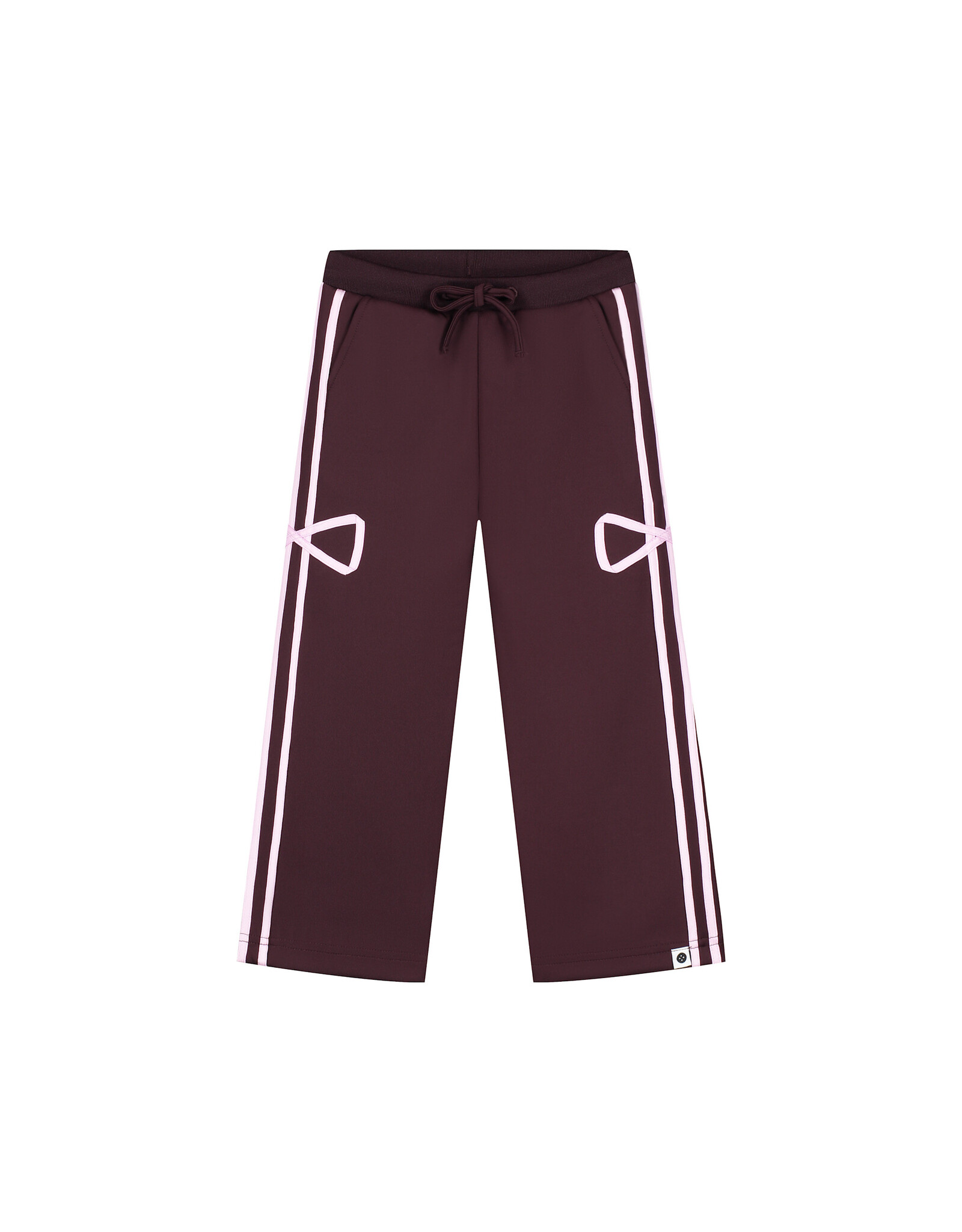 Stains & Stories girls track pant Wine Red