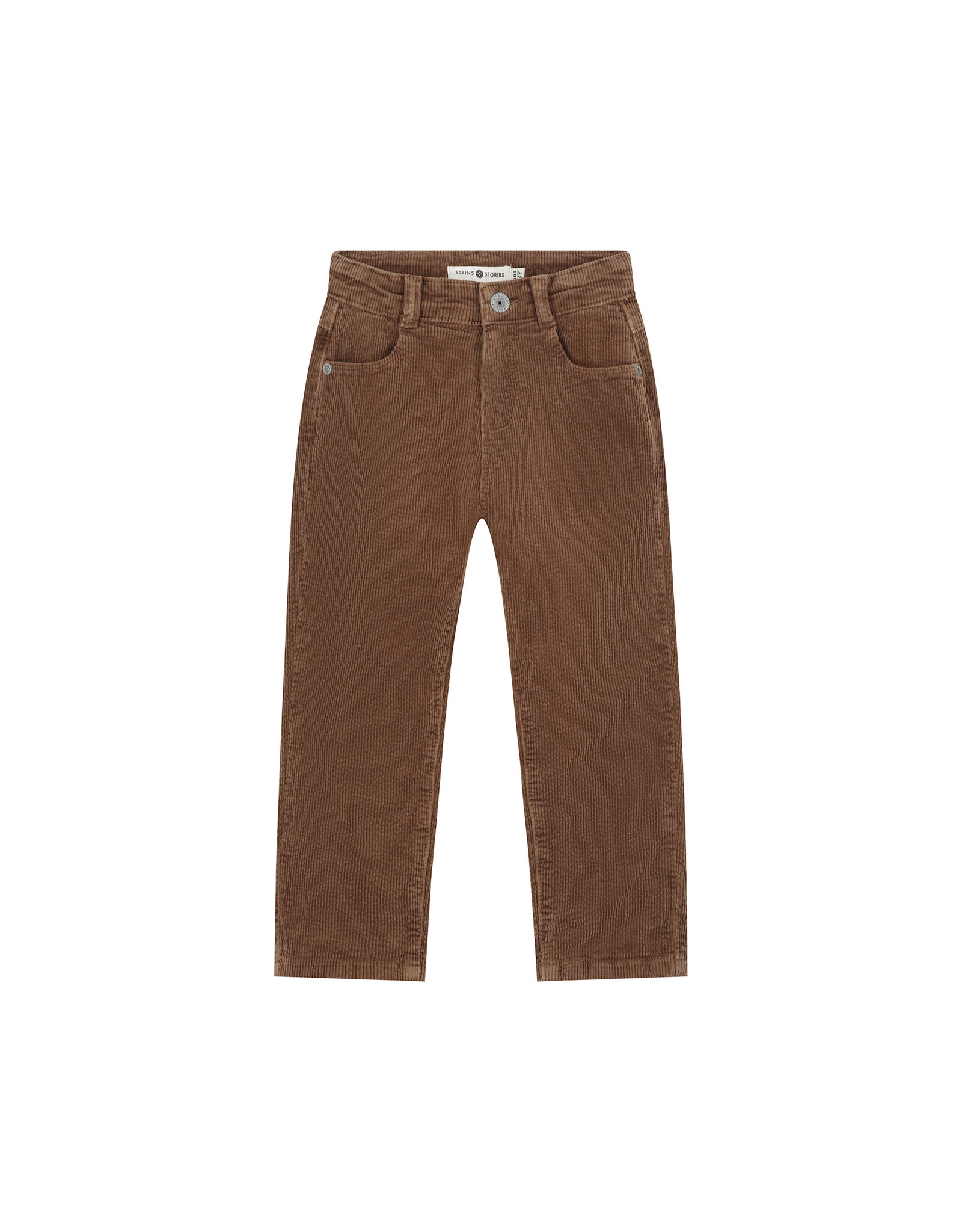 Stains & Stories boys pants wide fit Earth