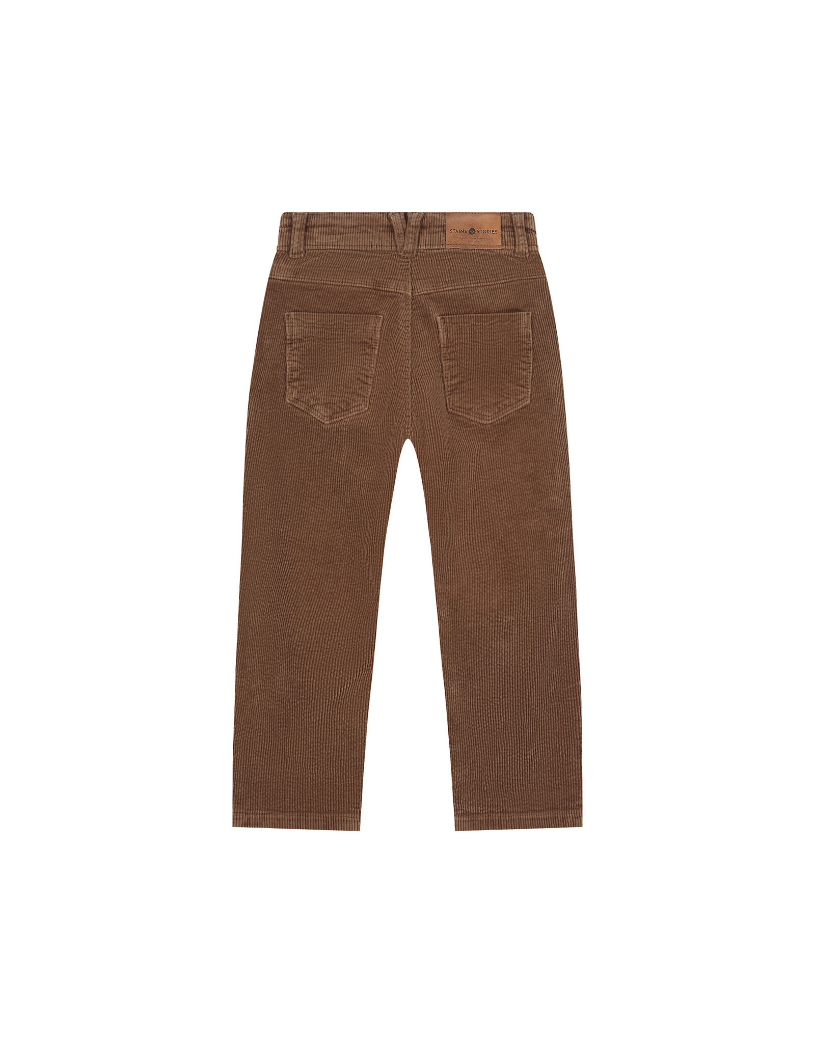 Stains & Stories boys pants wide fit Earth