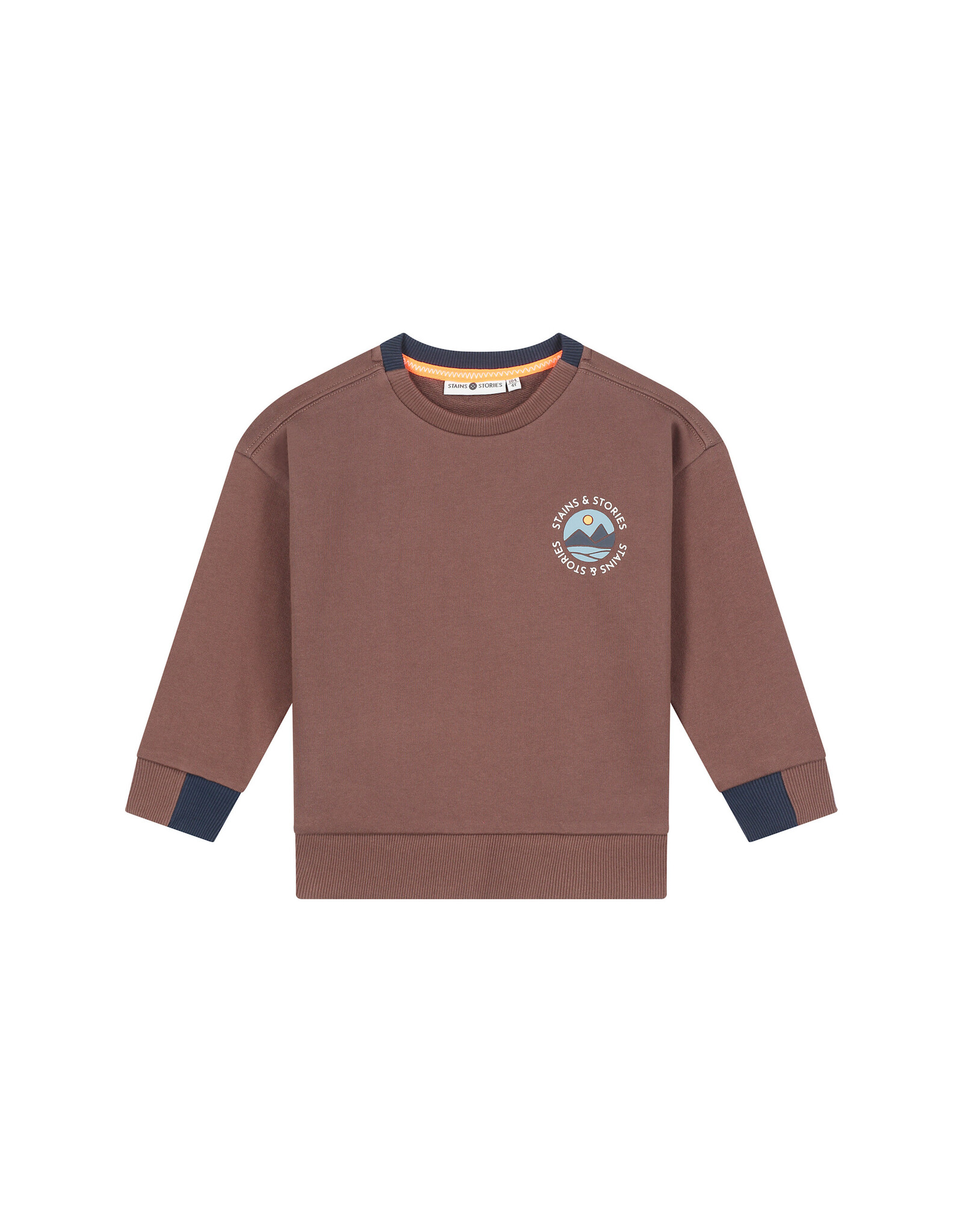 Stains & Stories boys sweat shirt Earth
