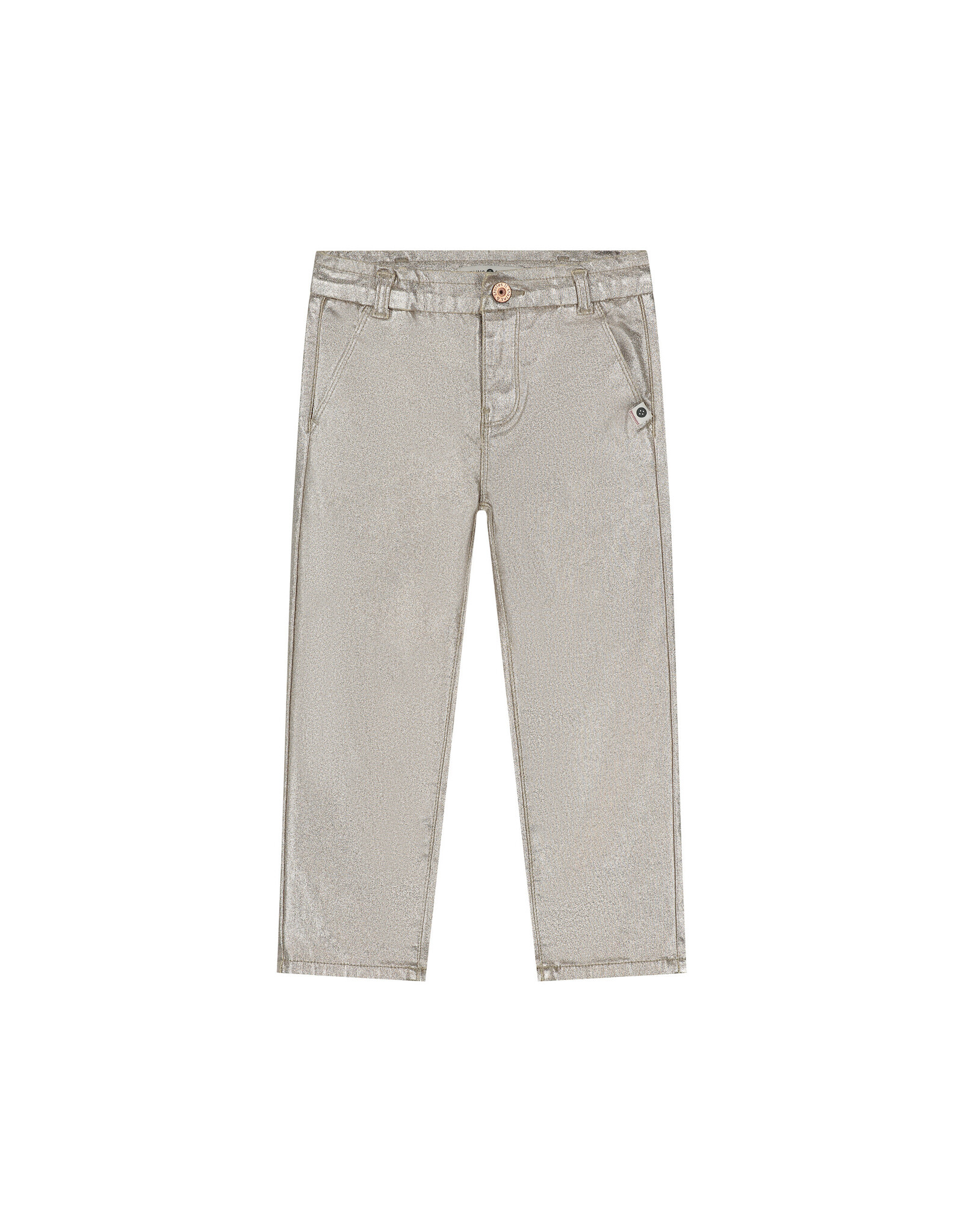 Stains & Stories girls paperback metalic pant Gold