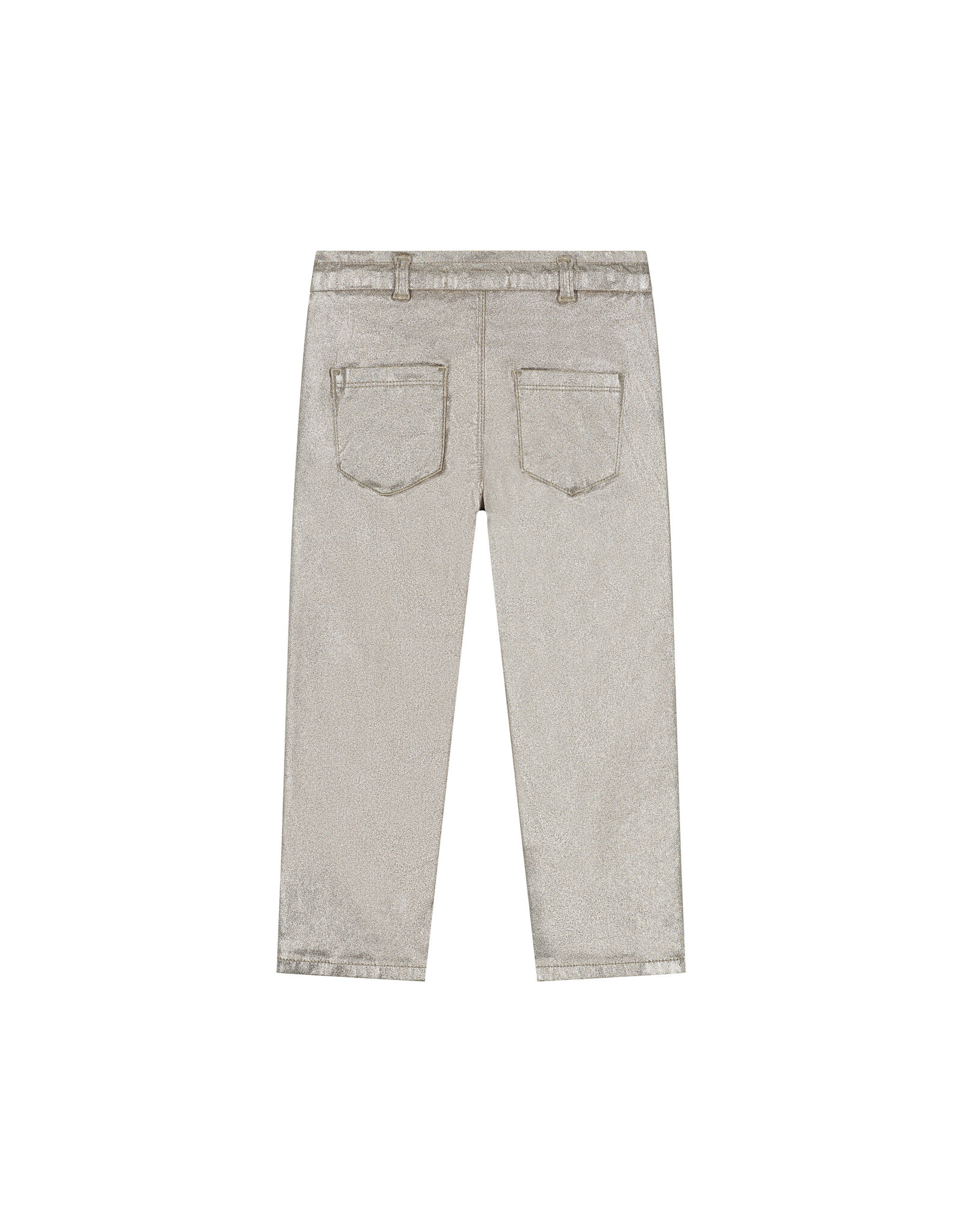 Stains & Stories girls paperback metalic pant Gold