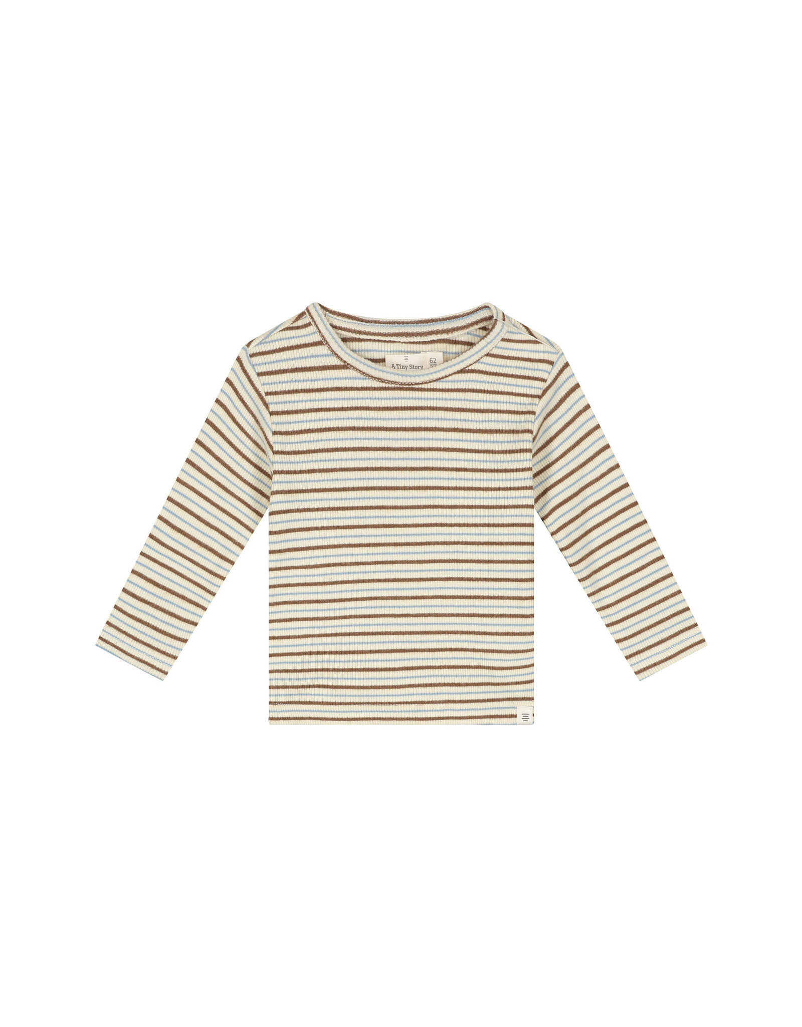 A Tiny Story baby t-shirt long sleeve Ivory W26