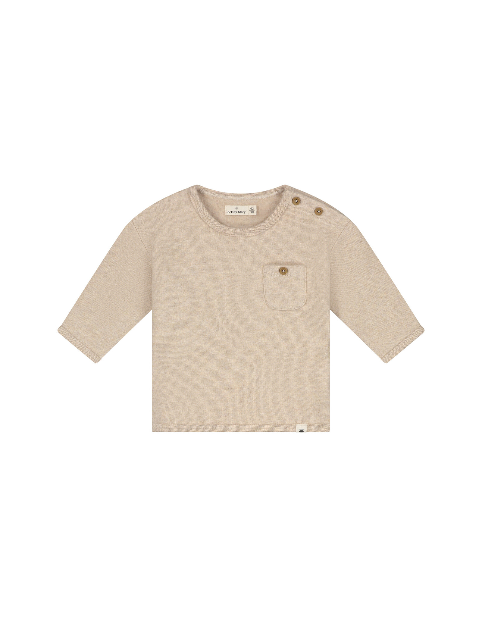 A Tiny Story baby pullover Beige melange W26