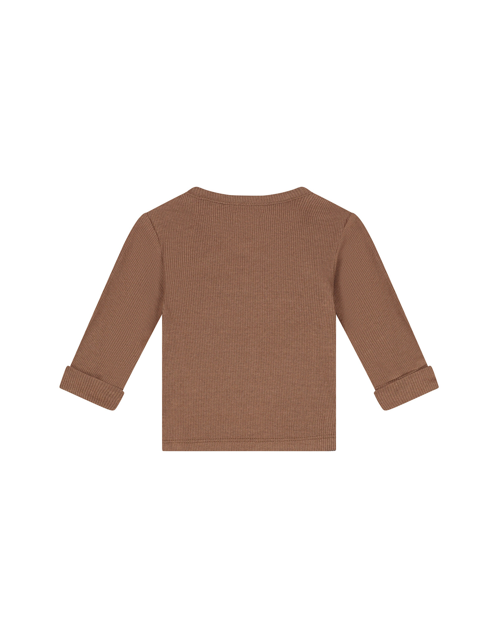 A Tiny Story baby t-shirt long sleeve Coffee
