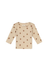 A Tiny Story baby t-shirt long sleeve Beige melange W26