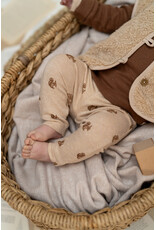 A Tiny Story baby pants Beige melange - W26