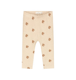 A Tiny Story baby pants Beige melange - W26