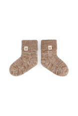 A Tiny Story baby slippers Ivory W26