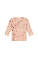 A Tiny Story baby t-shirt long sleeve Old pink W26