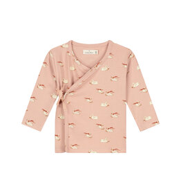 A Tiny Story baby t-shirt long sleeve Old pink W26 G