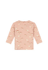 A Tiny Story baby t-shirt long sleeve Old pink W26