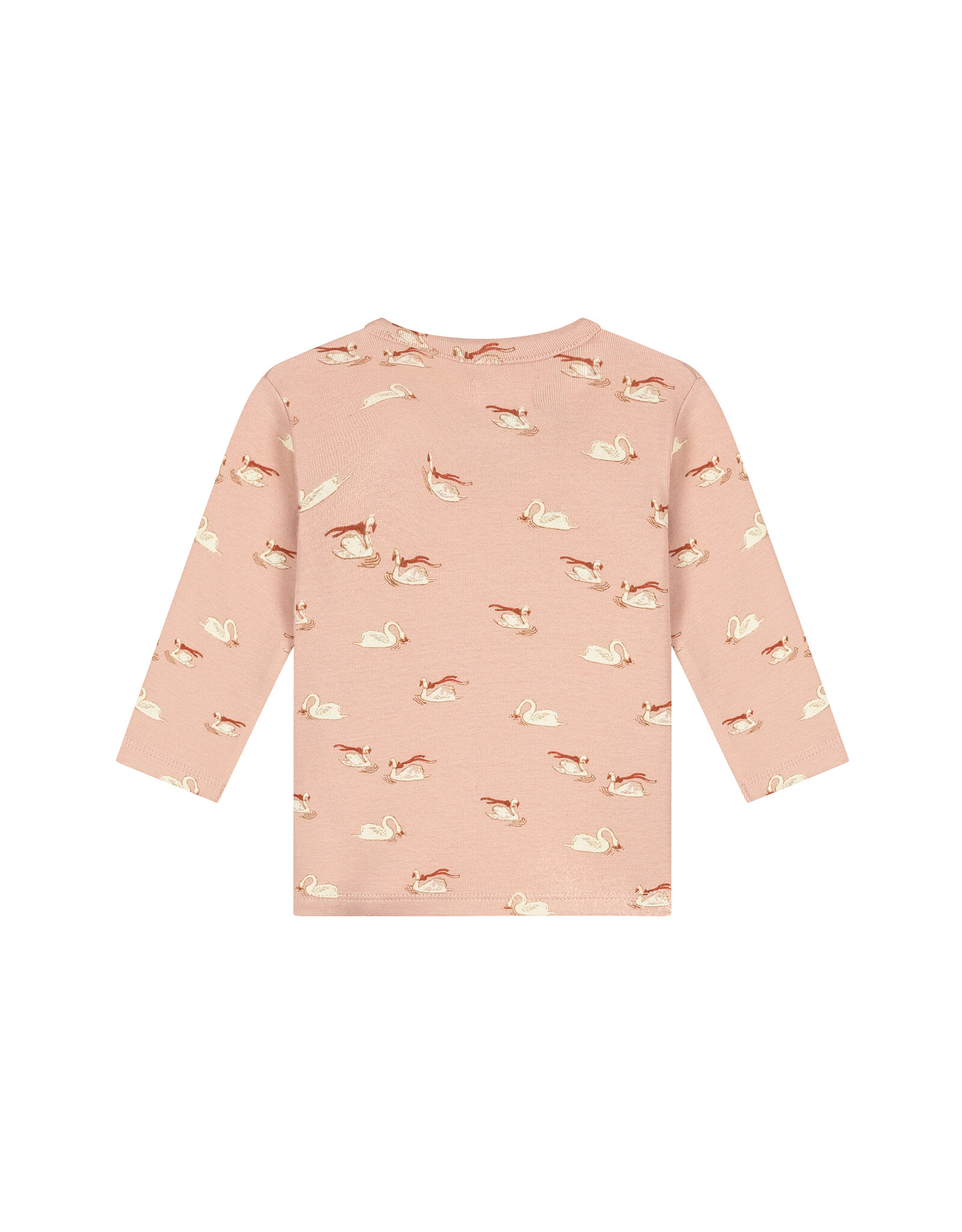 A Tiny Story baby t-shirt long sleeve Old pink W26